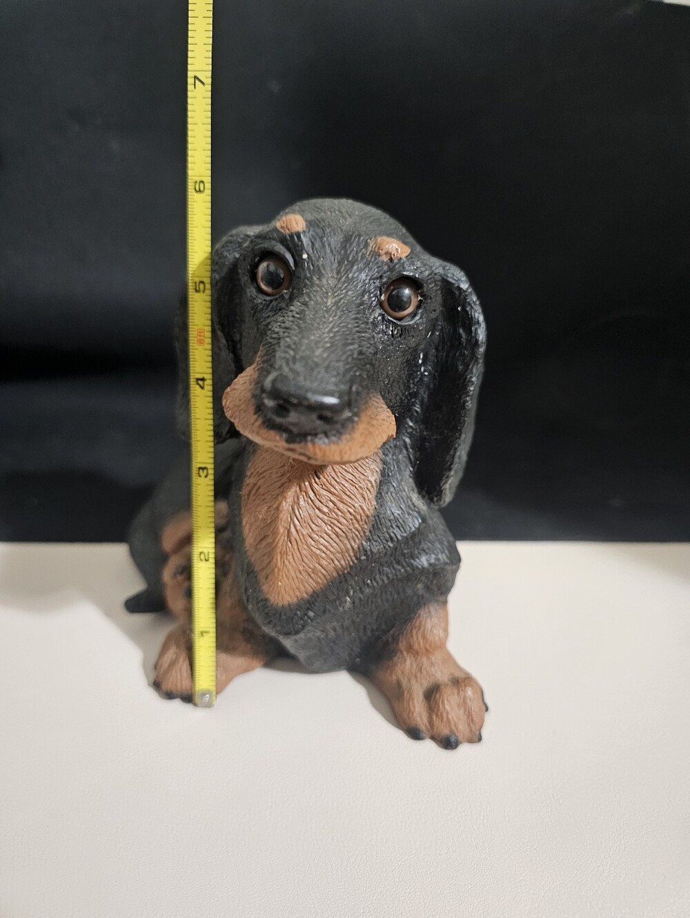 Classic  Vintage Style Dachshund Resin Door Stop Figurine